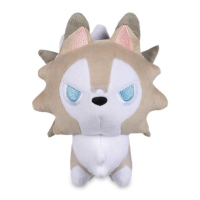 Officiële Pokemon center knuffel, Lycanroc midday 16cm Pokedoll